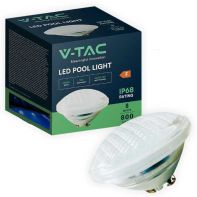 V-TAC Lampada LED Subacquea 12V PAR56 8W 6500K IP68 per Piscina 217555
