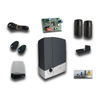 CAME Kit Automazione Cancello Scorrevole BXV Plus 24V fino 600kg CXN 18m 8K01MS-057