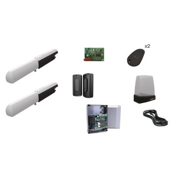 CAME U7090 Kit automazione cancello 2 battenti 230V fino 3mt per anta A3000 con centrale e accessori 