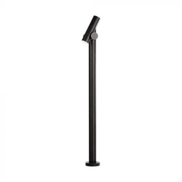 V-TAC VT-1187 Faretto led doppio fascio luminoso a piantana da giardino orientabile 2x2.6W 100cm colore nero 3000K IP44 - sku 10475