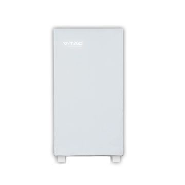 V-TAC VT-16076W Batteria di Accumulo LiFePO4 16.07kWh 51.2V 314Ah WiFi CEI 0-21 Bianca - 12334