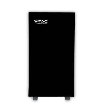 V-TAC VT-16076B Batteria di Accumulo LiFePO4 16.07kWh 51.2V 314Ah WiFi CEI 0-21 Nera - 12335