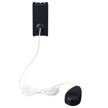 ETTROIT VA1101 Pulsante con Corda 10A Nero – Serie Venus Compatibile Vimar Arké