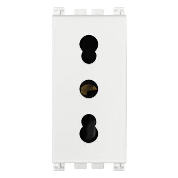 Vimar Arkè 19203.B Presa bipasso 2P+T 16A P17/11 colore Bianco
