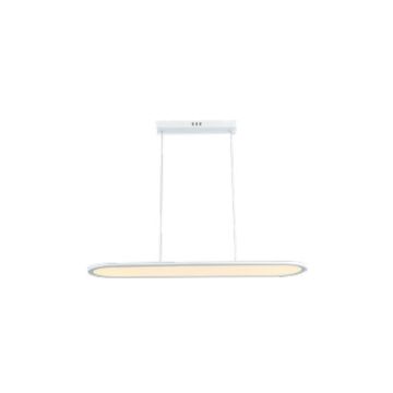 V-TAC VT-7821 Lampadario LED 24W plafoniera ovale sospesa 80*100cm design moderno colore bianco luce 3000K - 10048