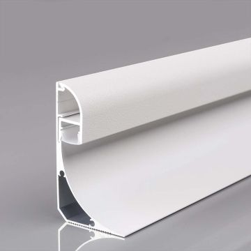 V-TAC Profilo angolare Led per luce indiretta, diffusore alluminio silver 2000*60*36mm copertura opaca  - 23180