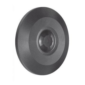 V-TAC Sensore rilevamento PIR piatto ad incasso 360° Montaggio a Plafone (Max. 1000W) Colore Nero - 23677