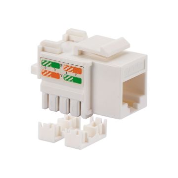 Presa RJ45 8/8 cat.5e UTP 90° non schermato colore bianco Fanton 23702