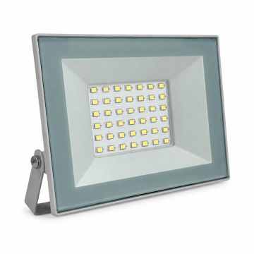 Faro LED da esterno V-TAC 30 W, luce fredda 6500 K, bianco IP65 – SKU 24418