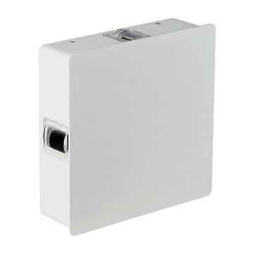 V-TAC VT-704 Lampada LED 4W da parete quadrato bianco wall light bianco naturale 4000K IP65 - SKU 218210