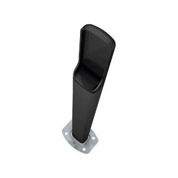 CAME Colonnina in Alluminio 001DB-LN Nero Anodizzato H 500 mm – SKU 001DB-LN