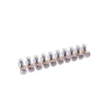 Morsetti unipolari Forbox per cavi sezione 2.5mm² stecca 10pz IP20 FAEG - FG25025