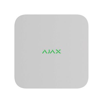 Ajax NVR IP 16 canali 4K UHD (Backup fino 16 TB), compatibile ONVIF/RTSP, con tecnologia JetSparrow e SmartBracket  70934.122.WH