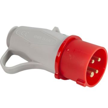 Spina mobile trifase 3P+T 16A 380-415V 6h IP44 - cablaggio a vite - FANTON 70010 Spina mobile trifase 3P+T 16A 380-415V 6h IP44 - cablaggio a vite - FANTON 70010