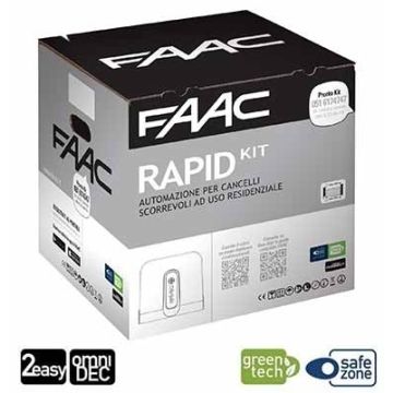 RAPID KIT 800KG Cyclo kit automazione cancello scorrevole 24V motore C721 - 105083