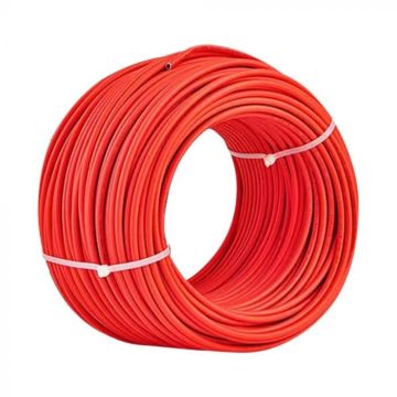 V-TAC cavo solare 6mm unipolare impianto fotovoltaico colore ROSSO bobina 50mt FV-6 - 11829