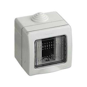 BTICINO 25501 custodia IP55 Idrobox 1 modulo MATIX con portello di protezione BTICINO 25501 custodia IP55 Idrobox 1 modulo MATIX con portello di protezione