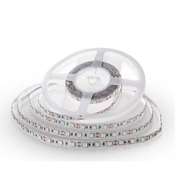 V-TAC Strip LED SMD5050 11W/m 5m 60 LED/m 12V luce fredda 6500K IP20 10 mm – SKU 212126