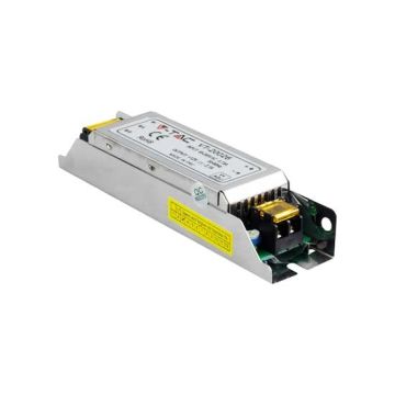 V-TAC VT-20026 Alimentatore SLIM in metallo 25W 12V 2.1A IP20 con morsetti a vite 115x40x25mm - 3228