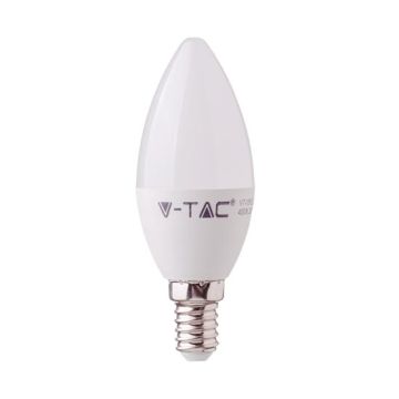 V-Tac VT-1855 Lampada LED 5,5W E14 candela bianco caldo 3000K - SKU 42151