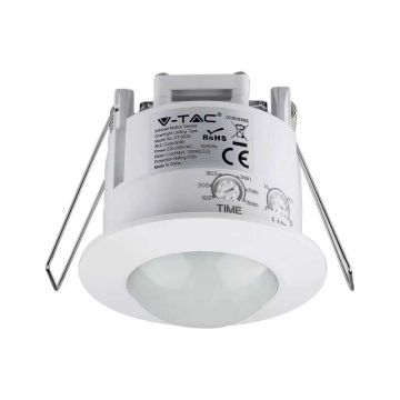 Sensore di movimento infrarossi PIR a incasso da soffitto 360° IP20 Mod VT-8029