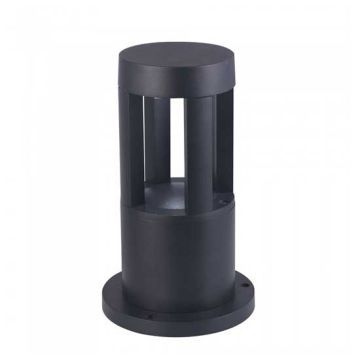V-TAC VT-830 lampada led da giardino 10W fissaggio a terra 25cm nero IP65 bianco freddo 6400K - SKU 8324
