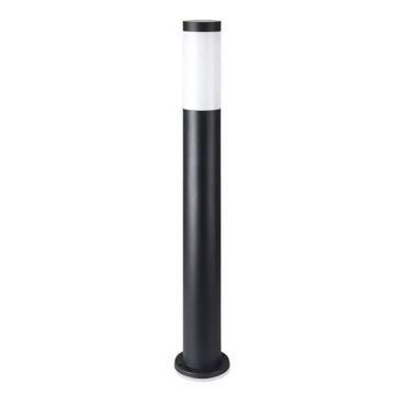 V-TAC VT-838 Portalampada Wall Light da giardino con fissaggio a terra 80cm in acciaio inox colore nero 1xE27 IP44 - sku 8978