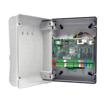 FAAC 790305 Apparecchiatura elettronica E124S centralina scheda centrale per cancello a battente con contenitore