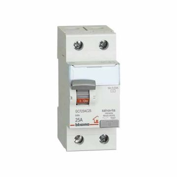 Interruttore differenziale puro ac 2p 25a 30mA Bticino GC723AC25