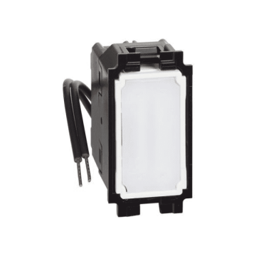 Invertitore illuminato Bticino Living Now con led bianco 10AX - 1 modulo K4004L Invertitore illuminato Bticino Living Now con led bianco 10AX - 1 modulo K4004L