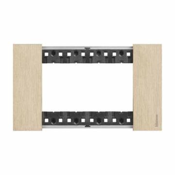Placca Bticino Living Now 4 Moduli colore Oro KA4804ZW