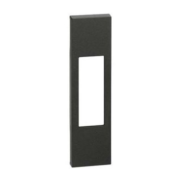 Cover Bticino Living Now per Prese bipolari e pulsante tirante 1M Nero KG02 Cover Bticino Living Now per Prese bipolari e pulsante tirante 1M Nero KG02