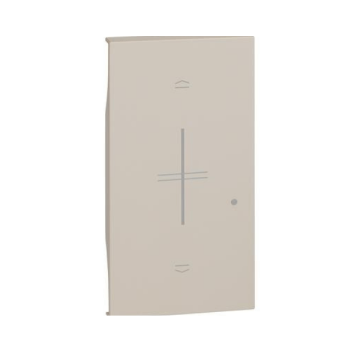 Cover illuminabile BTicino Living Now per comando tapparella wireless - sabbia KM43M2 Cover illuminabile BTicino Living Now per comando tapparella wireless - sabbia KM43M2