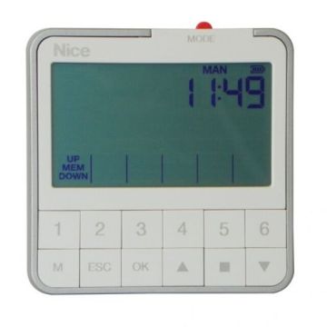 Nice ERA KRONO Programmatore orario a parete via radio con display LCD Nice Nice ERA KRONO Programmatore orario a parete via radio con display LCD Nice