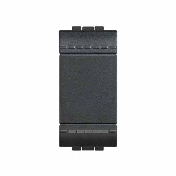 Interruttore 1P 16AX 250V ac - colore Antracite Bticino Livinglight L4001N Interruttore 1P 16AX 250V ac - colore Antracite Bticino Livinglight L4001N
