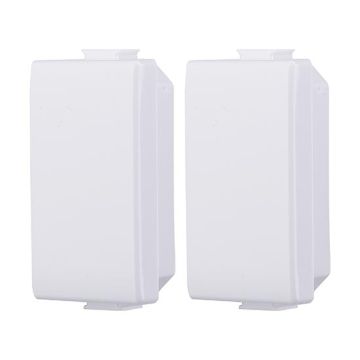 Falso polo compatibile Bticino Matix colore bianco confezione 2pcs