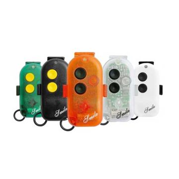 Telecomando autoapprendente a 2 CH 433MHz multicolor SMILE-C automazione cancelli Telecomando autoapprendente a 2 CH 433MHz multicolor SMILE-C automazione cancelli