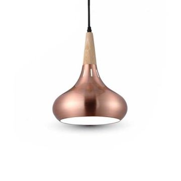 Lampadario Portalampada 1MT E27 Elegant Ф230mm- Copper Ora Rosa Lampadario Portalampada 1MT E27 Elegant Ф230mm- Copper Ora Rosa