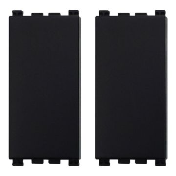 ETTROIT falso polo copritasto colore nero compatibile Vimar Arke (set 2 pz) - VA0100