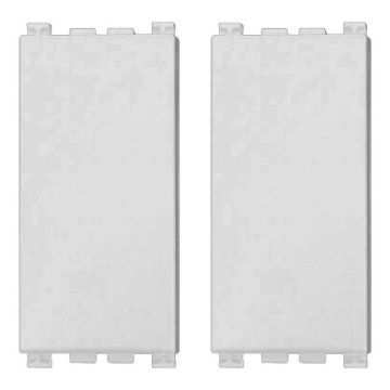 ETTROIT falso polo copritasto colore bianco compatibile Vimar Arke (set 2 pz) - VA0100B