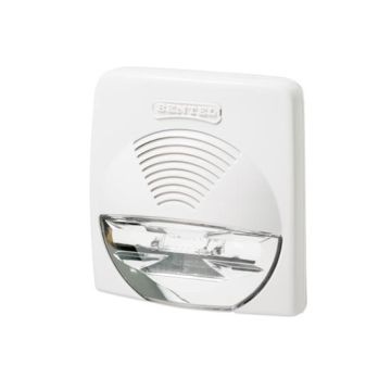 Bentel WAVE-WS sirena 12V bianca 104dB con lampeggiante strobo da interno IP31 Bentel WAVE-WS sirena 12V bianca 104dB con lampeggiante strobo da interno IP31