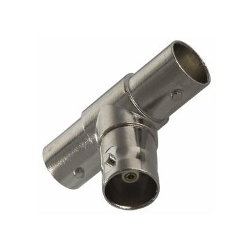 Connettore bnc coassiale a 3 vie splitter adattatore tripla femmina per cavo cctv 1 pz