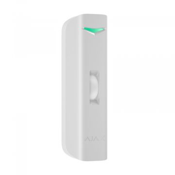 AJAX Curtain Outdoor Mini Jeweller Sensore a Tenda Wireless da Esterno PIR + Microonda IP55 Bianco – SKU 130273.345.WH1
