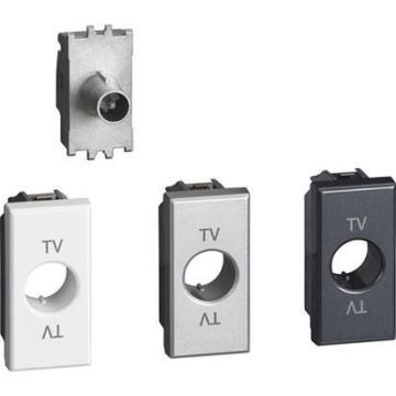Bticino Axolute - Presa coassiale TV terminale 10dB 1M H4202P10