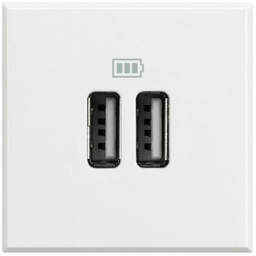 Bticino HD4285C2 caricatore USB 5V 2p bianco - Axolute