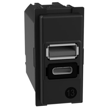 BTicino K4191AC Caricatore USB 15W A+C Living Now