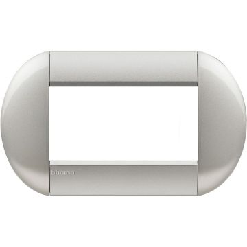 BTICINO LIVING LIGHT LL - placca 4P 4 moduli colore grigio tech