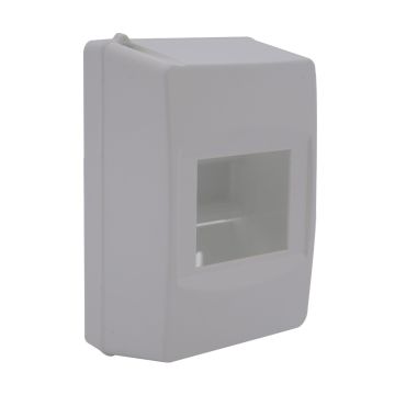 ETTROIT Centralino elettrico da parete 4 moduli IP40 bianco RAL 91682 senza portello - DB101034