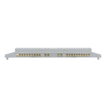 ETTROIT Morsettiera per centralino 12 moduli collegamento terra e neutro - DB112011