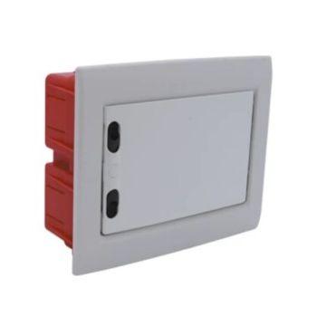 ETTROIT Centralino elettrico da incasso 12 moduli IP40 con portello cieco grigio RAL 7030 - DB112912